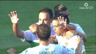 Resumen de Elche CF vs Rayo Vallecano 21 [upl. by Anonyw890]