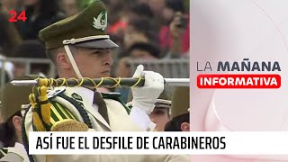 Recordando a sus mártires así fue el desfile de Carabineros en la Parada Militar 2023 [upl. by Irt]