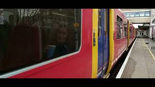 RARE Class 455 5741 amp 5868 at Feltham Station [upl. by Okia918]