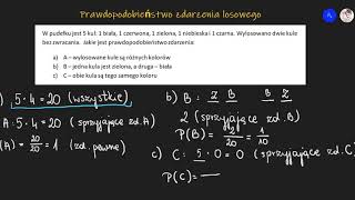 Klasa 83 Prawdopodobieństwo zdarzenia losowego kl8 [upl. by Ovida]