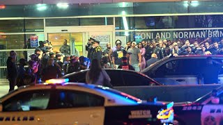 One Dallas PD officer dead two others shot  Officers line up outside North Texas hospital [upl. by Namien384]