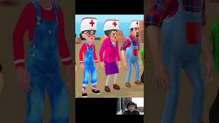 Scary Teacher 3D  Rescue the Pregnant Game Squid Got Kicked Swollen Head Nick Winner shortsvideo [upl. by Yrahk179]