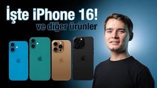 APPLE LANSMAN CANLI iPhone 16 ve diğer ürünler tanıtılıyor [upl. by Eveleen]