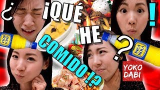 JAPONESA prueba COMIDA PERUANA 🇵🇪 por 1a VEZ ❤️ Especial Fiestas Patrias 2018 [upl. by Esinaej]