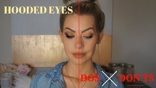 HOODED EYES DOS amp DONTSWHAT SOME TUTORIALS ARE NOT TELLING YOU  BrittanyNichole [upl. by Aicenert975]