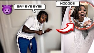 FLUSHING My Girlfriend AIRPODS Down The TOILET PrankSURPRISE ENDING [upl. by Dupre]