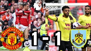 Manchester United vs Burnley 11 Premier League 2024 [upl. by Enyad]