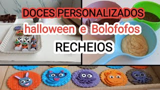 DOCES PERSONALIZADOS TEMA BOLOFOFOS E HALLOWEEN 🎃 🎃 [upl. by Ezana]