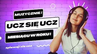 Wesoła Piosenka dla Dzieci o Miesiącach w Roku  Nauka i Zabawa [upl. by Attener]