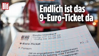 MillionenAnsturm auf das 9EuroTicket So bekommen sie das Monatsticket [upl. by Nefets456]