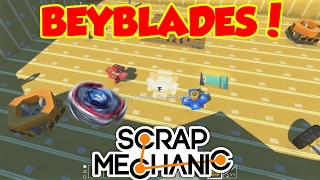 BEYBLADES  Scrap Mechanic HD [upl. by Ahtinak358]