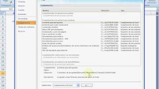 Habilitar Complementos en Excel 2007 [upl. by Winnah]