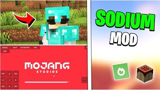 Sodium Mod For Minecraft Java Android  Sodium For Pojavlauncher  BOOST FPS [upl. by Nageek]