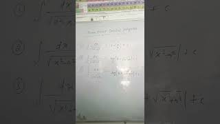 IMPORTANT INTEGRATION FORMULA 🥰🥰jee maths viralvideo divyalakshya10 [upl. by Fidellia]