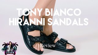 Tony Bianco Hiranni Sandals  Chanel Dad Sandals dupe  Sandals for Europe [upl. by Hisbe]