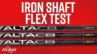 IRON SHAFT FLEX TEST  Does Iron Shaft Flex Matter [upl. by Tabshey469]