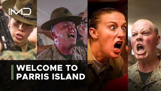 US Marine Corps Boot Camp From Phase 1 to Graduation  Surviving Parris Island [upl. by Gaivn176]