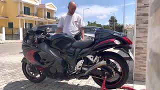 Suzuki Hayabusa  Akrapovic GP Series Titanium Exhaust Sound [upl. by Thisbee290]