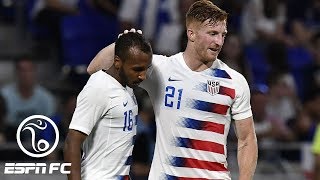 USMNT denied shock win vs France by late Kylian Mbappe goal  ESPN FC [upl. by Enyrhtak153]