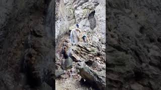 Gordale Scar climbing the waterfall [upl. by Imotih]