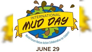 International Mud Day Activitykids creativity Mud Day Celebrationmuddaycraft activity [upl. by Eilujna]