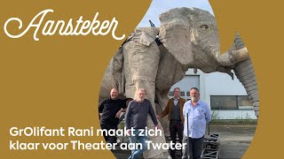 GrOlifant Rani maakt zich klaar voor Theater aan Twater Boom [upl. by Aizirtap]