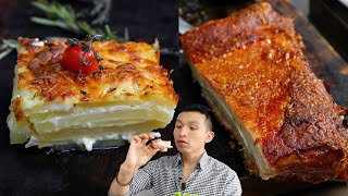 Cocina en un Toque Chancho al Horno con Pastel de Papa  Cocina Fácil [upl. by Arnoldo]