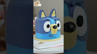 Making Bluey Into a Cake 💙 vuongtroncake cakefun  Cake Fun shorts [upl. by Aimar]