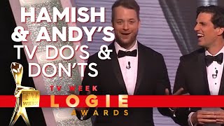 Hamish amp Andys TV Schoolies Dos and Donts  TV Week Logie Awards 2018 [upl. by Kolivas]