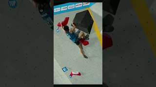 Tomoa Narasaki Hit the Sloper Boulder IFSC Sport Climbing climbing sports bouldering ifsc final [upl. by Bornie109]