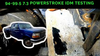 73 POWERSTROKE IDM DIAGNOSTICS [upl. by Becca]