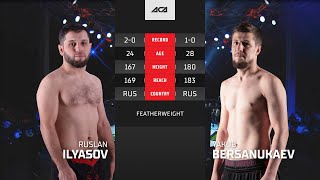 Руслан Ильясов vs Якуб Берсанукаев  Ruslan Ilyasov vs Yakub Bersanukaev  ACA YE 43 [upl. by Leidba]