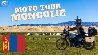 TOUR DE MONGOLIE A MOTO 165 ème pays  Jusquau Désert de GOBI [upl. by Atiuqer]