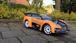 RC CAR ELECTRIC 100KMH RIDE ALONG Brushless StreetRacer Pro [upl. by Nolana902]