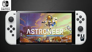 Astroneer Nintendo Switch OLED Handheld Gameplay [upl. by Sekyere]