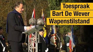 Toespraak Bart De Wever op Wapenstilstand [upl. by Boyd]