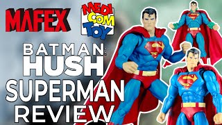 Medicom Mafex SUPERMAN Batman Hush Action Figure Review [upl. by Martainn]