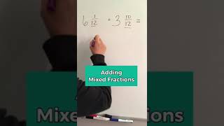 How To Add Mixed Fractions  Homeschool Math  Math Tips amp Tricks [upl. by Abba843]