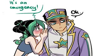 Jolynes Emergency JoJo Comic Dub Jotaro and Jolyne hajnarus2226 JoJos Bizarre Adventure [upl. by Gerry162]