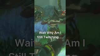 Links DEAD BODY is MOVING 😱🤨 tloz glitch totk videogame bokoblin fight zelda gameover [upl. by Pejsach670]