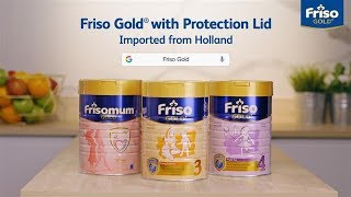 Friso Gold® with Protection Lid  Making Milk Prep Easier amp Cleaner [upl. by Odlauso]