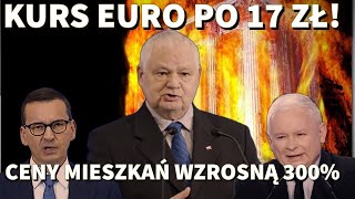 Kurs euro po 17 zł Ceny mieszkań wzrosną 200 [upl. by Mowbray]