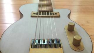 Island Instrument Manufacture quotTravelerquot 235 scale guitar [upl. by Nyrraf465]