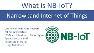 What is Narrowband Internet of things NBIoT basics Tutorial  explained NB IoT vs LTEm LORA 5G [upl. by Aninay758]