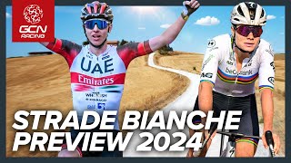 The Big GCN Preview A Super Sized Strade Bianche for 2024 [upl. by Gnel38]