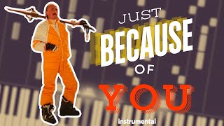 Tuto instrumental BO  quotLes Bronzés font du skiquot Just because of you [upl. by Natsrik]