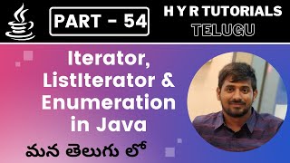 P54  Iterator ListIterator amp Enumeration in Java  Collections  Core Java  Java Programming [upl. by Aehsal]