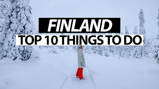 TOP 10 THINGS TO DO IN ROVANIEMI plan your winter trip to Finland [upl. by Aileon866]