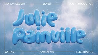 Motion design demo  Julie Rainville [upl. by Ytisahc]