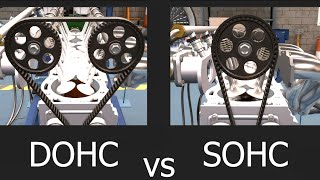 DOHC vs SOHC  Which One Is Better Automation Game [upl. by Nihi]